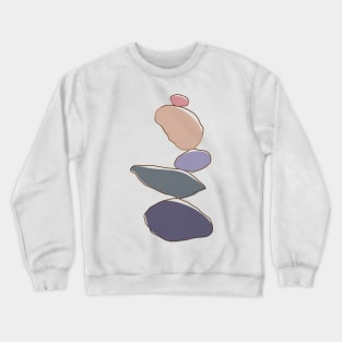 Rujum- Balancing Stones: A Pastel-colored Illustration | Redbubble Crewneck Sweatshirt